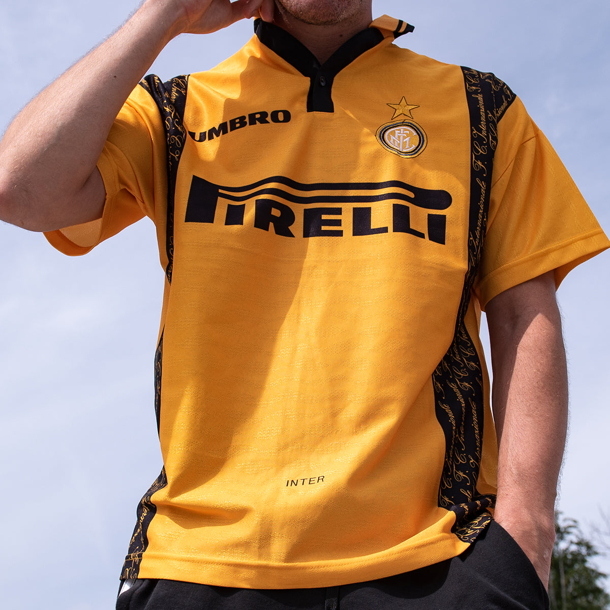 Inter 96-97 yellow Third Away