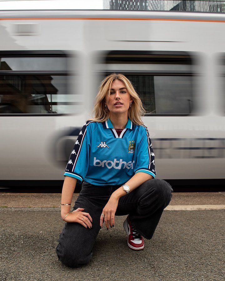 Camiseta Manchester City 1997