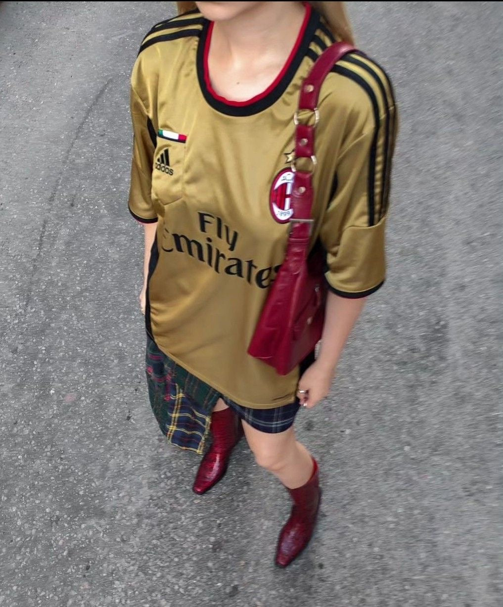 Camiseta Ac Milan gold away 2013/14